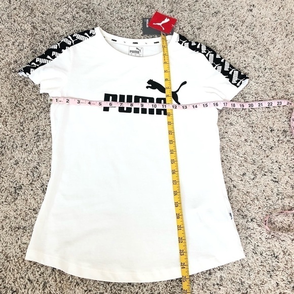 🆕 Puma women’s short sleeve white t shirt top - Picture 3 of 8